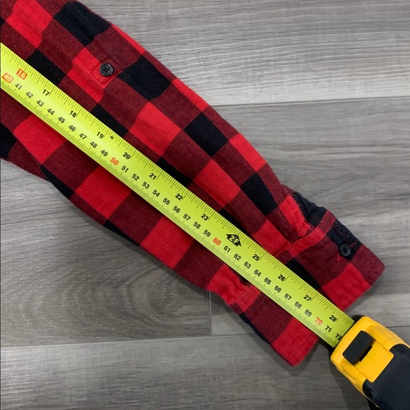 Joe Fresh buffalo plaid button down shirt (size M) - Picture 10 of 10